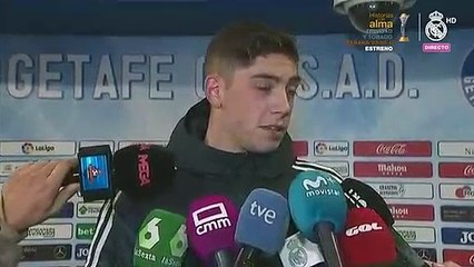 Fede Valverde: "Intento demostrar a Zidane que puedo seguir en el Madrid"