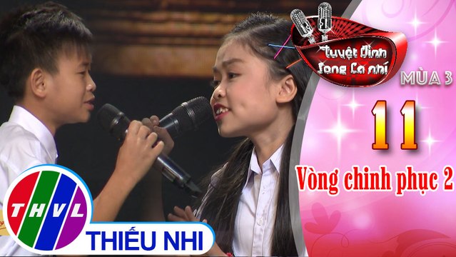 THVL | Tuyệt đỉnh song ca nhí Mùa 3 - Tập 11[2]: Ba tháng tạ từ - Quốc Linh, Quỳnh Nhi