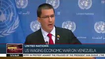 Venezuela's Foreign Minister Denounces Imposed Sanctions At The UN