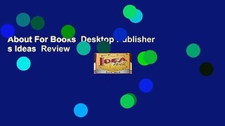 About For Books  Desktop Publisher s Ideas  Review