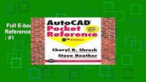 Full E-book  AutoCAD Pocket Reference  Best Sellers Rank : #1