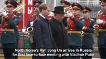 North Korea's Kim in Russia for first talks with Putin