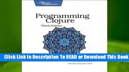 [Read] Programming Clojure  For Trial