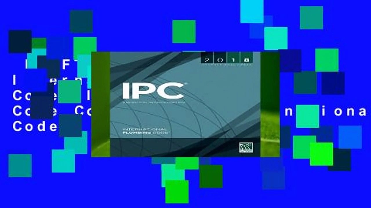 [GIFT IDEAS] 2018 International Plumbing Code (International Code Council) by International Code