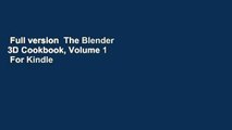 Full version  The Blender 3D Cookbook, Volume 1  For Kindle