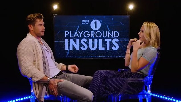 Chris Hemsworth and Scarlett Johansson Insult Each Other _ CONTAINS STRONG LANGUAGE!
