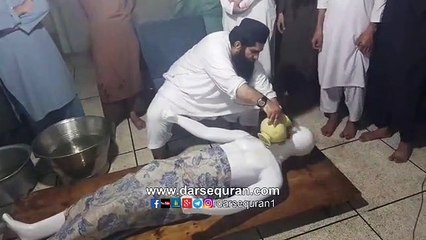 میت کو غسل ،کفن،دینے کا عملی طریقہ مفتی حماد فضل۔دورہ فقہ 2019