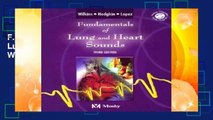 F.R.E.E [D.O.W.N.L.O.A.D] Fundamentals of Lung and Heart Sounds by Robert L. Wilkins