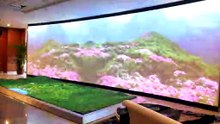 Electronic sandbox large screen fusion projection