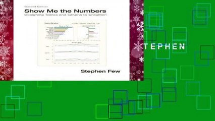 [GIFT IDEAS] SHOW ME THE NUMBERS by STEPHEN FEW