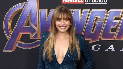 Elizabeth Olsen "Avengers Endgame" World Premiere Purple Carpet