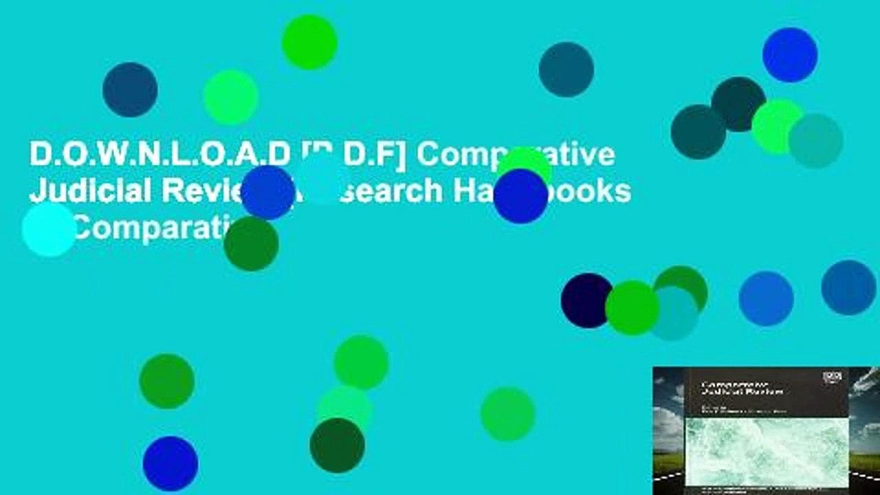 D.O.W.N.L.O.A.D [P.D.F] Comparative Judicial Review (Research Handbooks in Comparative