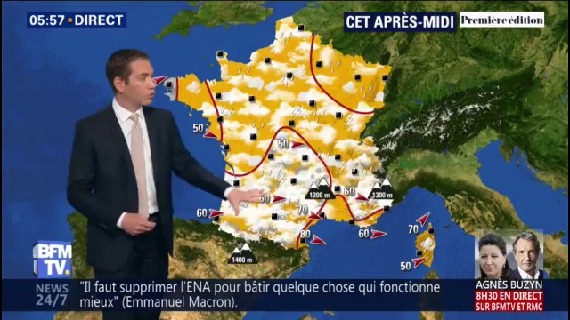 Un temps mitigé, avec quelques averses et des températures encore en baisse