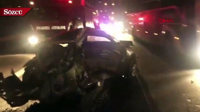 TEM otoyolunda zincirleme kaza