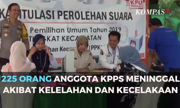 225 Orang Anggota KPPS Meninggal Akibat Kelelahan dan Kecelakaan