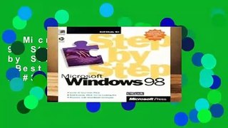 Microsoft Windows 98 Step-by-step (Step by Step (Microsoft))  Best Sellers Rank : #3