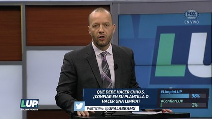 LUP: ¿Chivas debe de confiar en su plantilla o hacer una limpia?