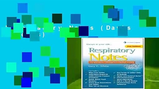 Respiratory Notes (Davis s Notes)