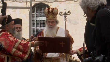 شاهد: طقس غسل الأرجل في خميس الأسرار في القدس