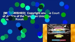 [MOST WISHED]  Copyright and the Court of Justice of the European Union by Eleonora Rosati