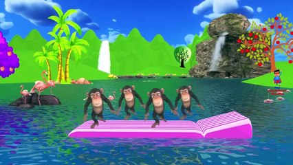 Five Little Monkeys Nursery Rhymes & Kids Songs | Best Cartoon Movies
