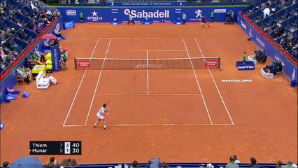 تنس:بطولة برشلونة: تييم يهزم مونار 7-5 و 6-1