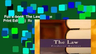 Full E-book  The Law (Large Print Edition)  Review