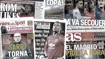 Les dessous du départ de Pogba de Manchester, Leonardo se clashe avec Gattuso et se cherche un nouveau coach