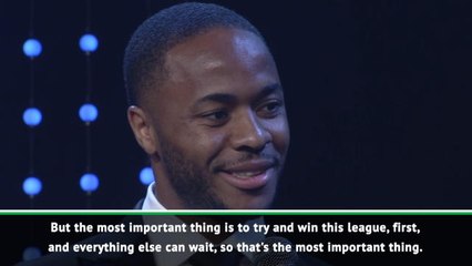 下载视频: Premier League title more important than Player of the Year award - Sterling