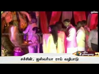 Sachin, bollywood actors offer worship to Ganesha in Maharashtra