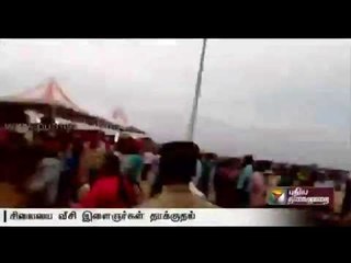 Head constable assaulted during immersion of Vinayakar idols