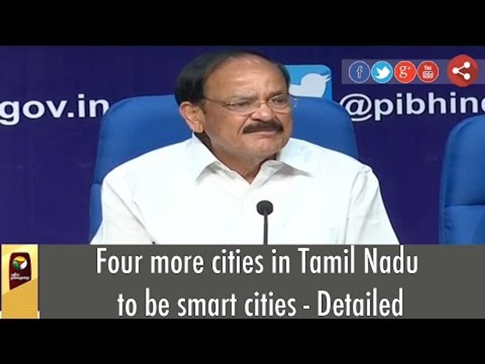 Four more cities in Tamil Nadu to become smart cities