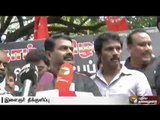 Cauvery issue: Seeman's Naam Tamilar Katchi Cadre attempts Self Immolation at Rally in Chennai