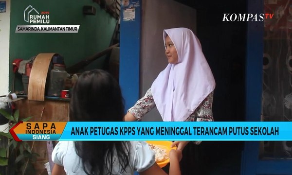 Anak Petugas KPPS yang Meninggal Terancam Putus Sekolah
