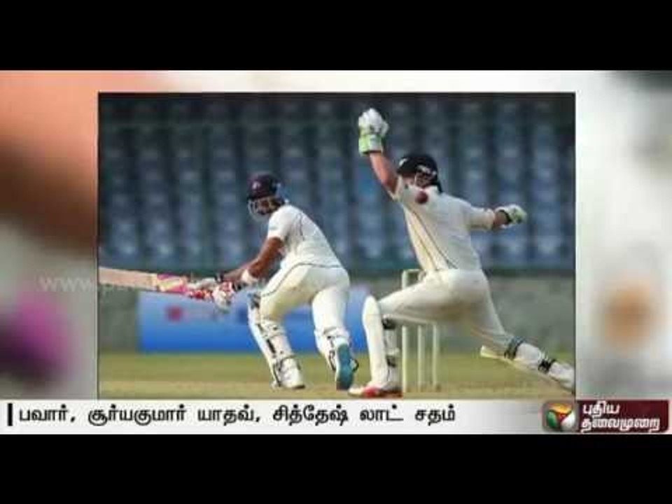 Three-day match between New Zealand and Mumbai ends in a draw
