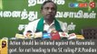 Action should be initiated against the Karnataka govt. for not heeding to the SC ruling-P.R.Pandian