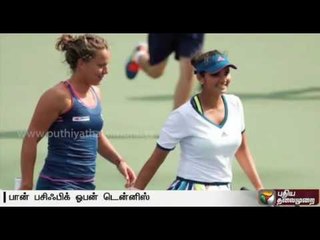 Sania Mirza and Barbora Strycova win women’s doubles champions at Pan Pacific Open