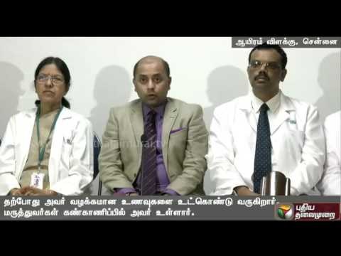 TN CM Jayalalithaa is well, to return home soon say Apollo hospital Doctors