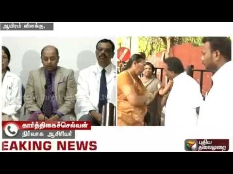 Detailed Report about the recovery result of TN CM Jayalalitha by Apollo Hospital Doctors