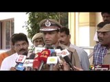 Director-General of Police T.K. Rajendran addressing the media regarding local body elections