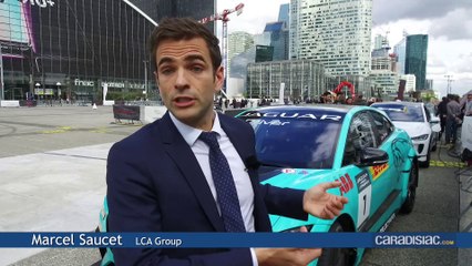 La Jaguar I-Pace électrise La Défense