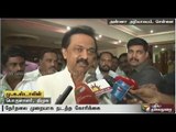 DMK did not seek a stay order on local body elections says party treasurer Stalin