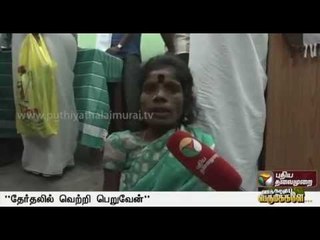 Physically challenged candidate promises to fulfil the needs of the people if she is selected