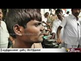 Differently abled person prays outside Apollo hospital wishing Jayalalithaa's speedy recovery