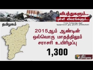 Tamil Nadu second in number of road accidents | Details
