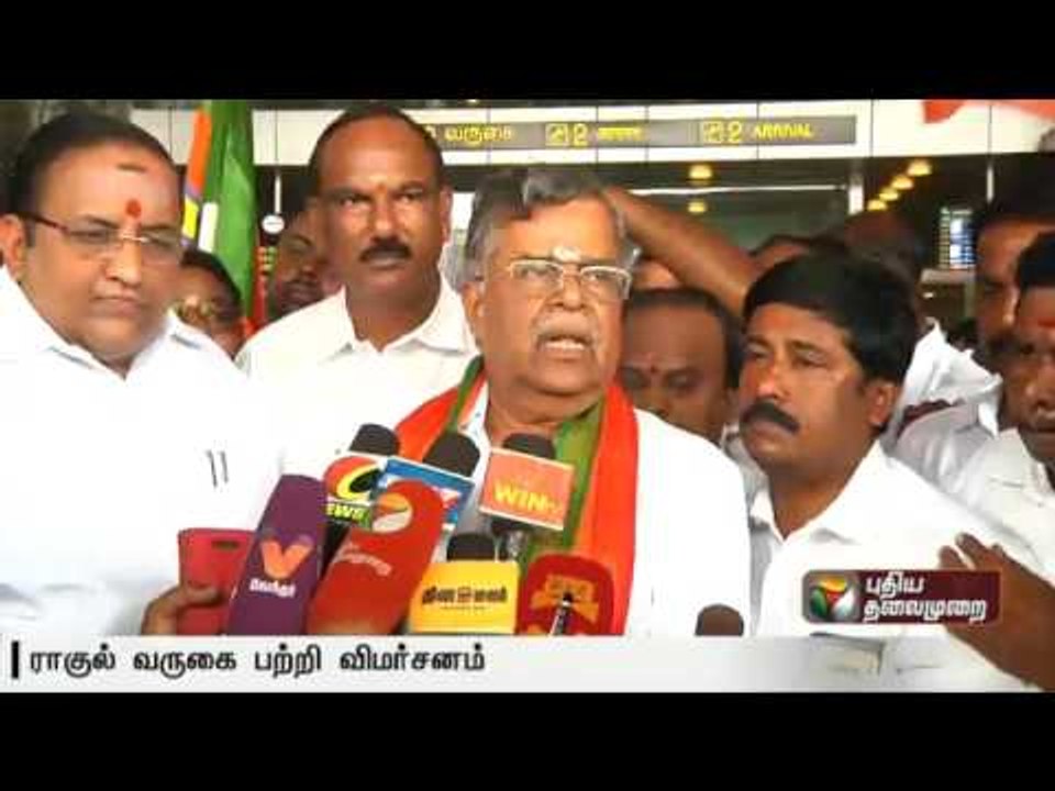 L. Ganesan on members of political parties who visit the hospital where the CM is under treatment
