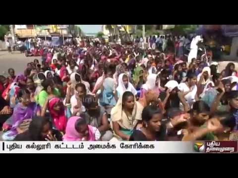Students boycott classes demanding exclusive building for their college