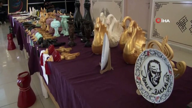 Van’daki tutuklu ve hükümlülerin sergisine yoğun ilgi