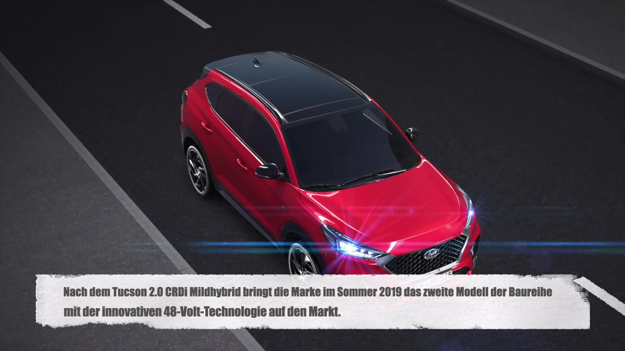 Hyundai Tucson 1.6 CRDi erhält 48-Volt Mildhybrid-Antrieb