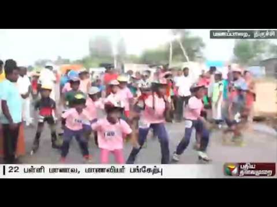 Zonal level roller skating competition held in Trichy